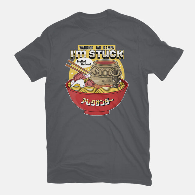 Warrior Jar Ramen-womens fitted tee-Logozaste