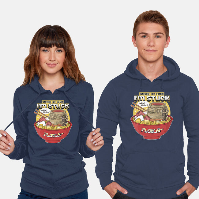 Warrior Jar Ramen-unisex pullover sweatshirt-Logozaste
