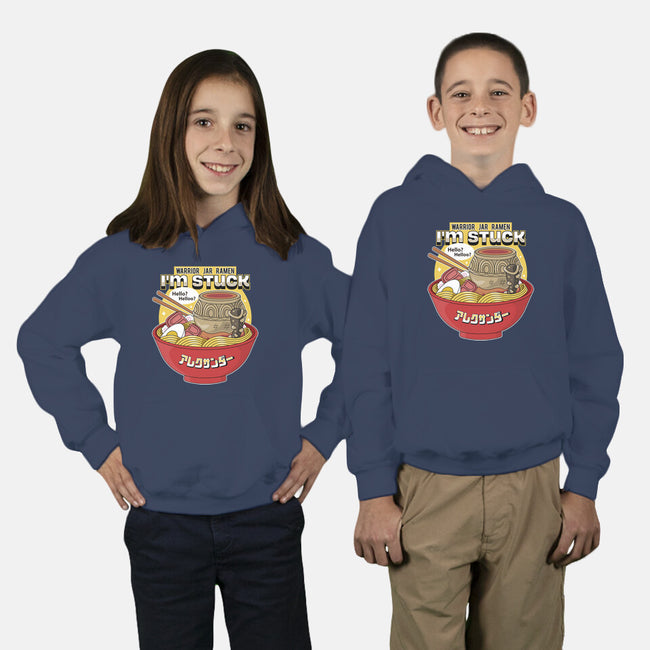 Warrior Jar Ramen-youth pullover sweatshirt-Logozaste