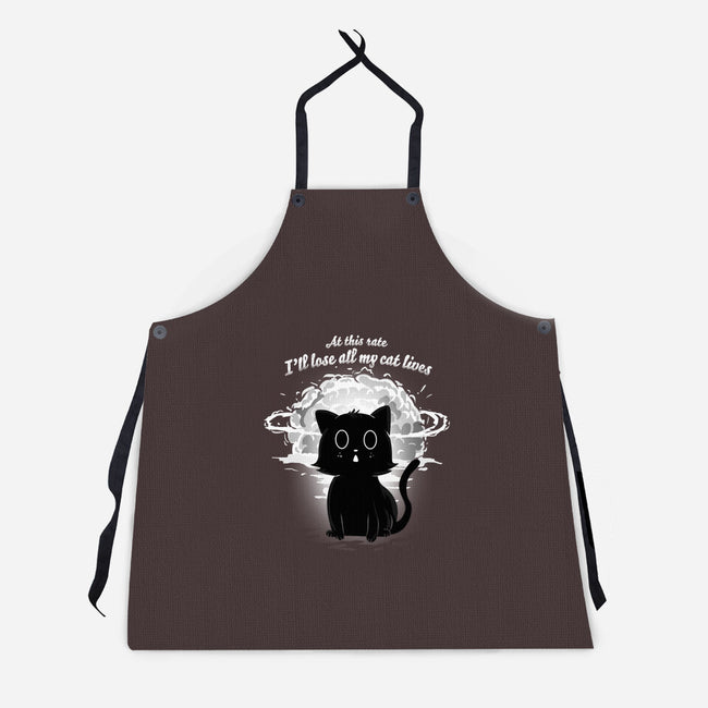 Apocalypse Cat-unisex kitchen apron-IKILO