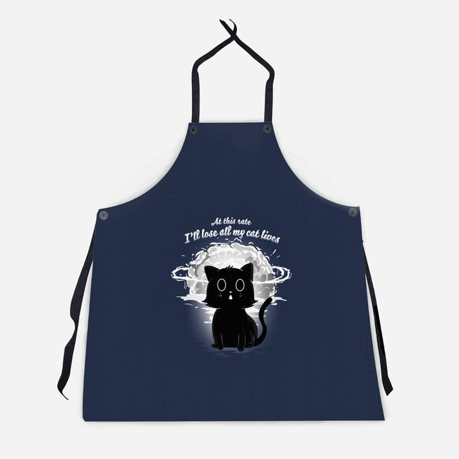 Apocalypse Cat-unisex kitchen apron-IKILO