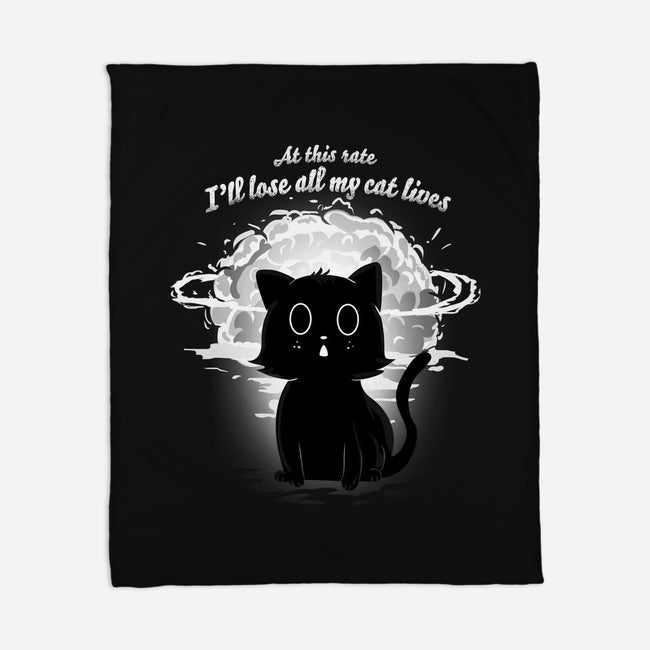 Apocalypse Cat-none fleece blanket-IKILO