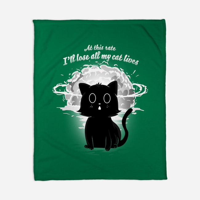 Apocalypse Cat-none fleece blanket-IKILO