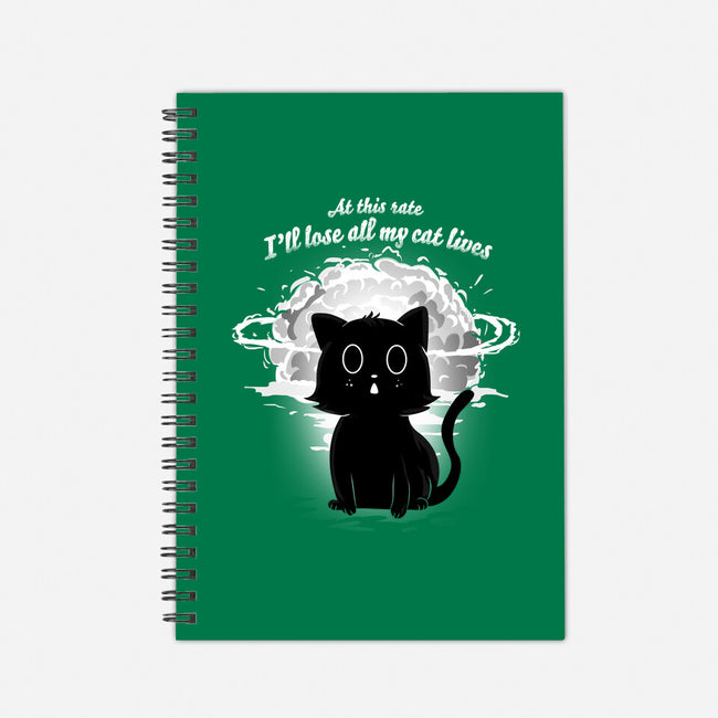 Apocalypse Cat-none dot grid notebook-IKILO