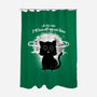 Apocalypse Cat-none polyester shower curtain-IKILO