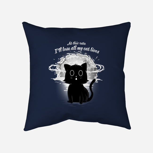 Apocalypse Cat-none removable cover throw pillow-IKILO