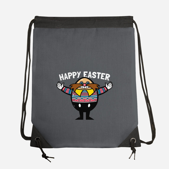 Eggman Easter-none drawstring bag-krisren28