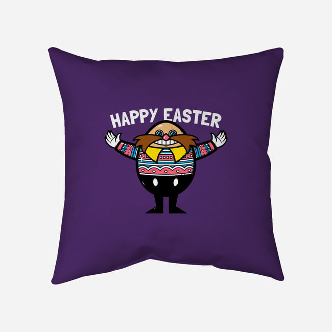 Eggman Easter-none removable cover throw pillow-krisren28