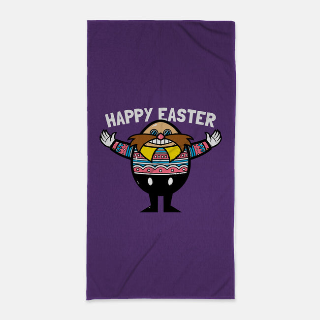 Eggman Easter-none beach towel-krisren28