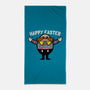 Eggman Easter-none beach towel-krisren28