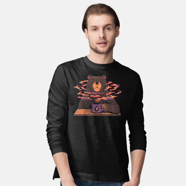 Bear Loves Coffee-mens long sleeved tee-tobefonseca