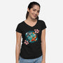 Koi Fish-womens v-neck tee-Vallina84