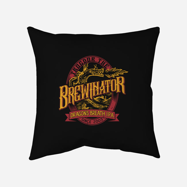 Brewinator-none removable cover w insert throw pillow-CoD Designs