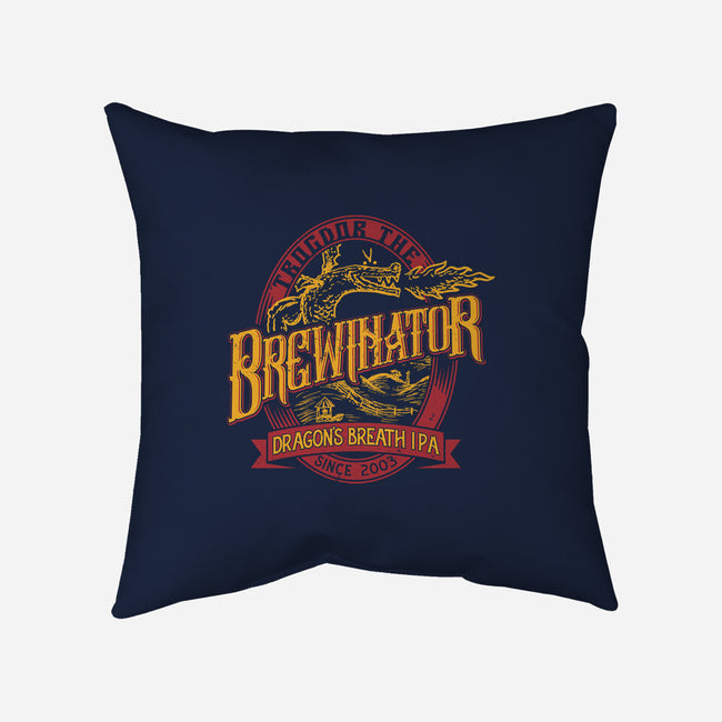 Brewinator-none removable cover throw pillow-CoD Designs