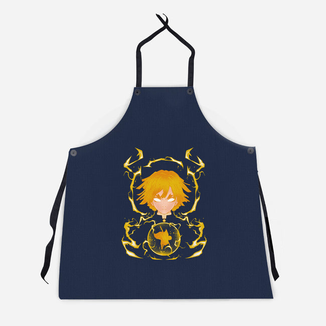 Roar Of Thunder-unisex kitchen apron-RamenBoy