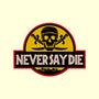 Never Say Die Park-none removable cover w insert throw pillow-Melonseta