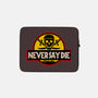 Never Say Die Park-none zippered laptop sleeve-Melonseta
