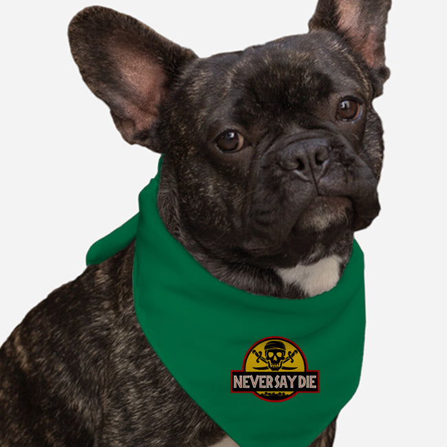 Never Say Die Park-dog bandana pet collar-Melonseta