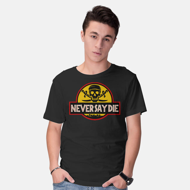 Never Say Die Park-mens basic tee-Melonseta