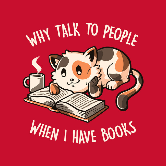 I Have Books-cat basic pet tank-koalastudio