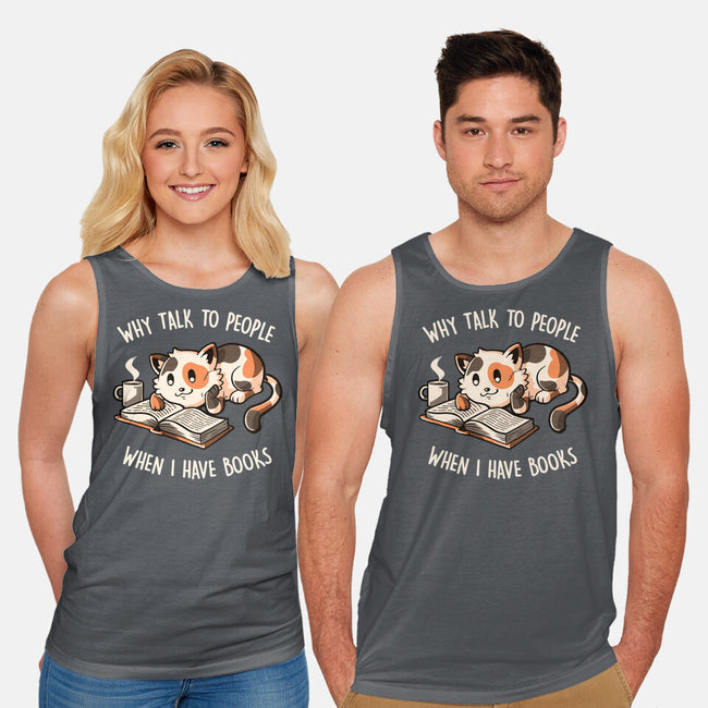 I Have Books-unisex basic tank-koalastudio