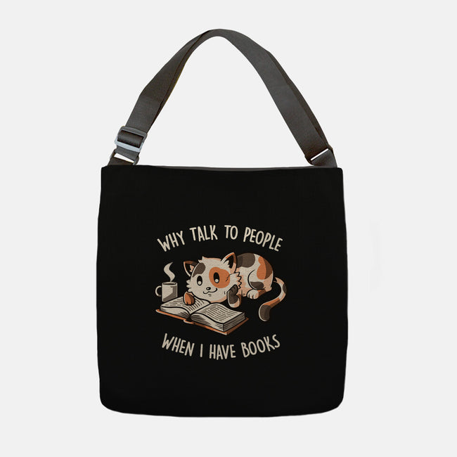 I Have Books-none adjustable tote-koalastudio