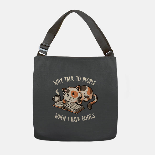 I Have Books-none adjustable tote-koalastudio