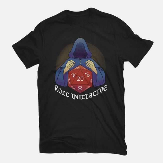 Roll For Initiative-mens basic tee-FunkVampire