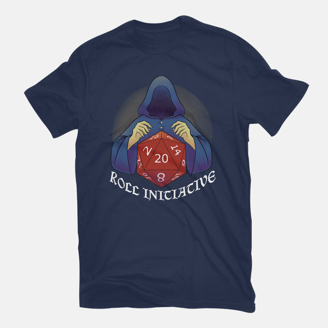Roll For Initiative-mens basic tee-FunkVampire