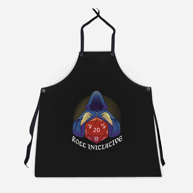 Roll For Initiative-unisex kitchen apron-FunkVampire