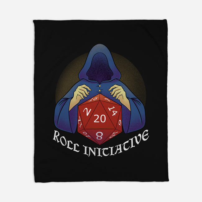 Roll For Initiative-none fleece blanket-FunkVampire