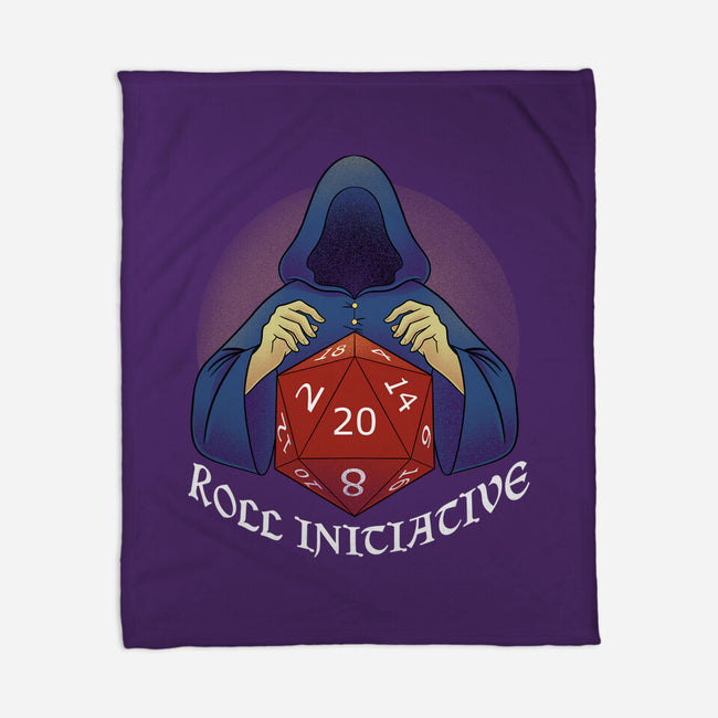 Roll For Initiative-none fleece blanket-FunkVampire