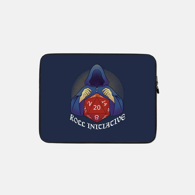 Roll For Initiative-none zippered laptop sleeve-FunkVampire