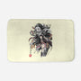 Demon Nezuko Sumi-E-none memory foam bath mat-DrMonekers