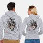 Demon Nezuko Sumi-E-unisex zip-up sweatshirt-DrMonekers