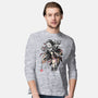 Demon Nezuko Sumi-E-mens long sleeved tee-DrMonekers