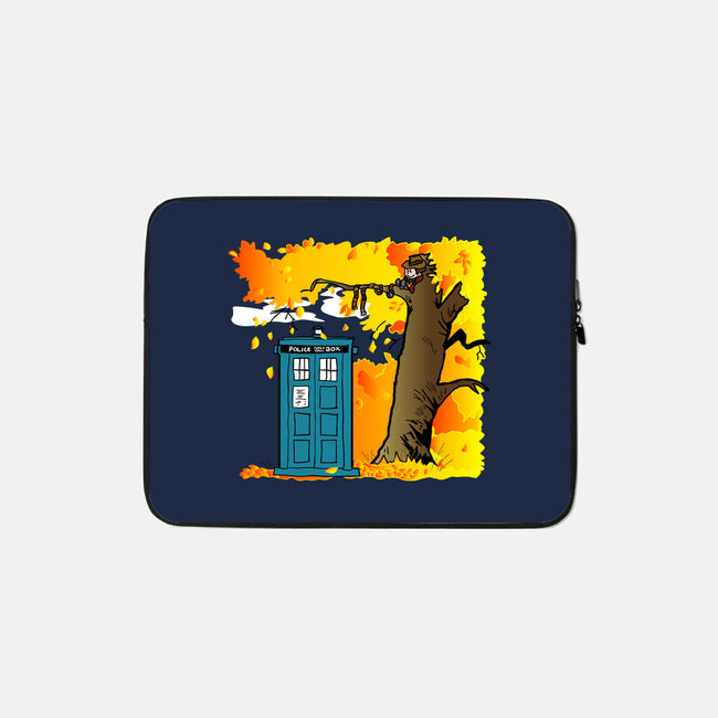 Lazy Doctor-none zippered laptop sleeve-illproxy