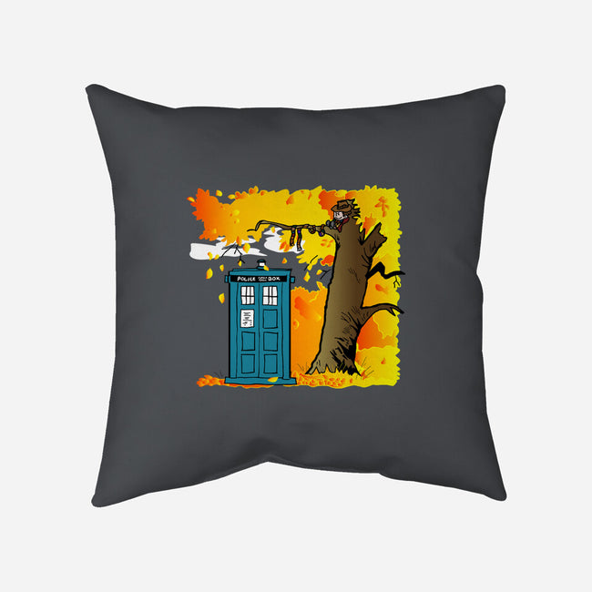 Lazy Doctor-none removable cover w insert throw pillow-illproxy