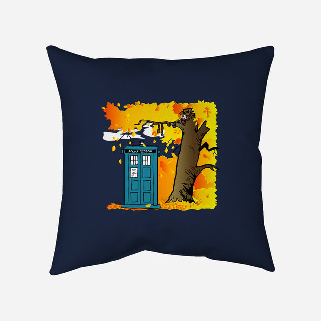 Lazy Doctor-none removable cover w insert throw pillow-illproxy