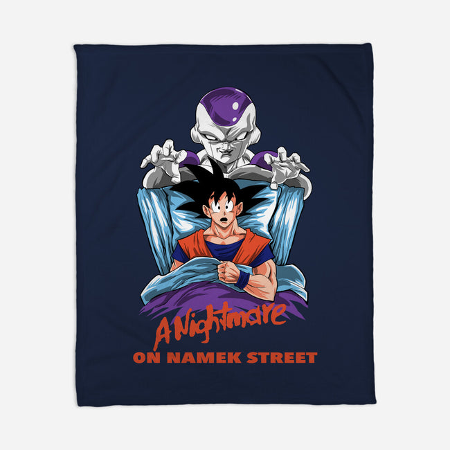 Nightmare On Namek Street-none fleece blanket-zascanauta