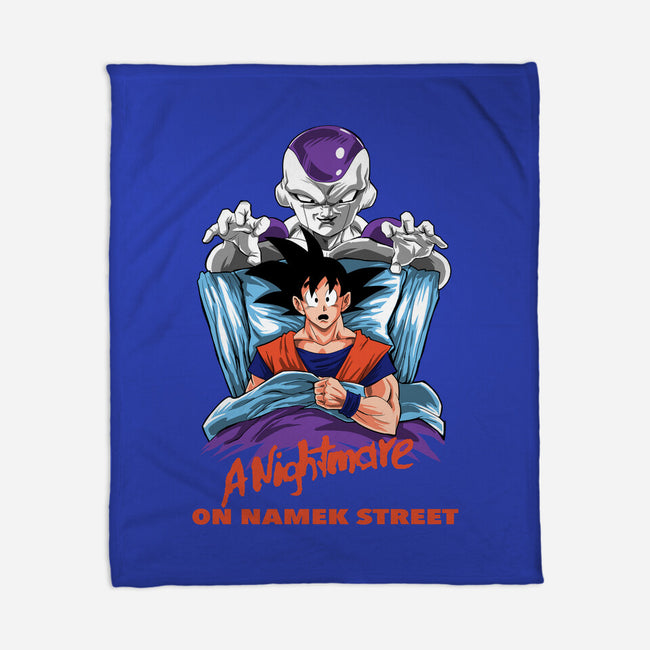 Nightmare On Namek Street-none fleece blanket-zascanauta