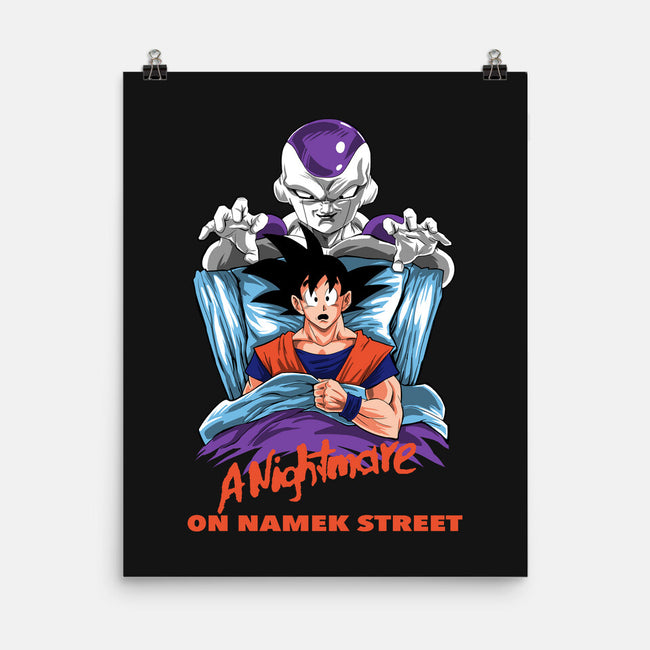 Nightmare On Namek Street-none matte poster-zascanauta