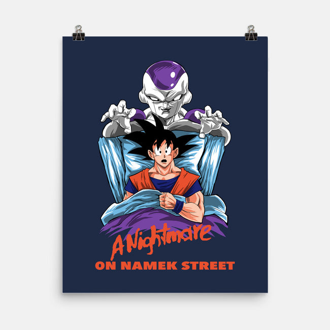 Nightmare On Namek Street-none matte poster-zascanauta