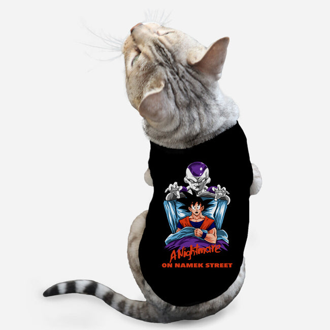 Nightmare On Namek Street-cat basic pet tank-zascanauta