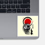 Tiger Warrior-none glossy sticker-Faissal Thomas