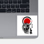 Tiger Warrior-none glossy sticker-Faissal Thomas