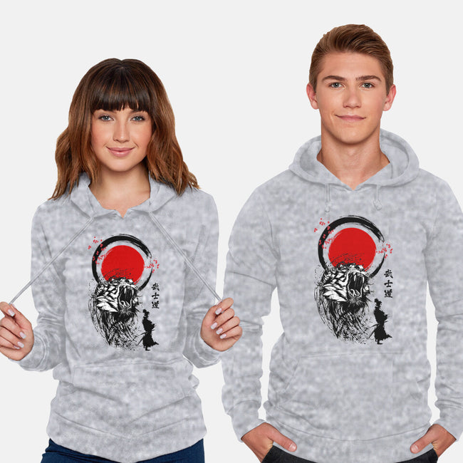 Tiger Warrior-unisex pullover sweatshirt-Faissal Thomas