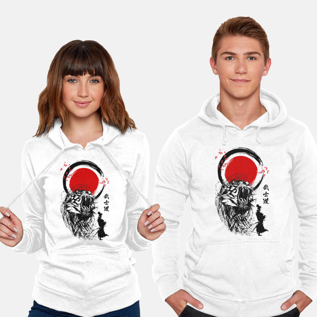 Tiger Warrior-unisex pullover sweatshirt-Faissal Thomas