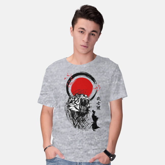 Tiger Warrior-mens basic tee-Faissal Thomas