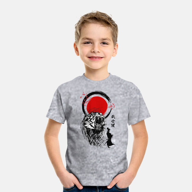Tiger Warrior-youth basic tee-Faissal Thomas